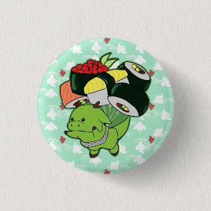 Macaron Rond 2,50 Cm Bouton de dragon de sushi de vol