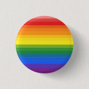 Macaron Rond 2,50 Cm Bouton de drapeau de gay pride de gradient