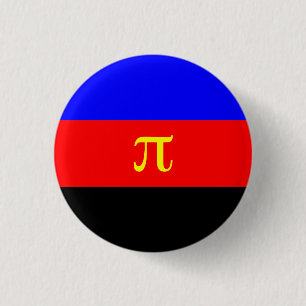 Macaron Rond 2,50 Cm Bouton de drapeau de Polyamory