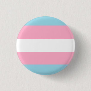 Macaron Rond 2,50 Cm Bouton "de drapeau de transsexuel petit"