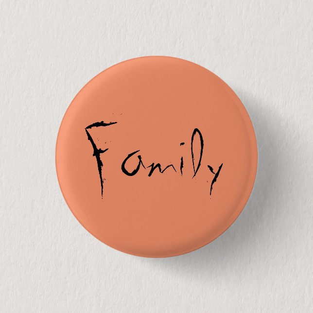 Macaron Rond 2,50 Cm Bouton de famille (Devant)