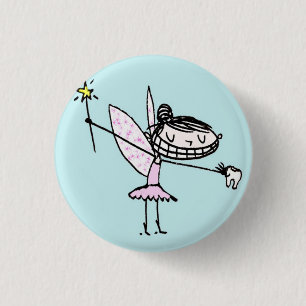Macaron Rond 2,50 Cm bouton de fée de dent