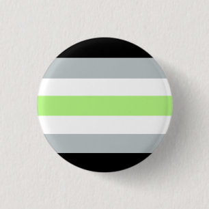 Macaron Rond 2,50 Cm Bouton de fierté d'Agender