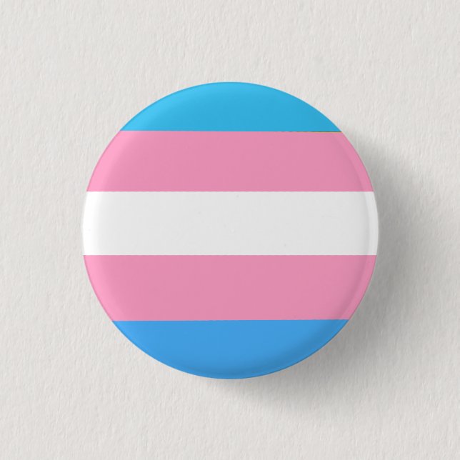 Macaron Rond 2,50 Cm Bouton de fierté de conscience de transsexuel (Devant)