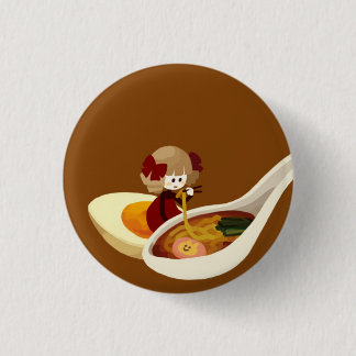 Macaron Rond 2,50 Cm Bouton de fille de Ramen
