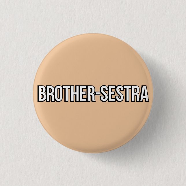 Macaron Rond 2,50 Cm Bouton de Frère-Sestra (Devant)