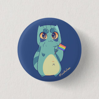Macaron Rond 2,50 Cm Bouton de gay pride de HÉRAUT