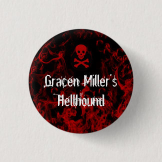Macaron Rond 2,50 Cm Bouton de Hellhound