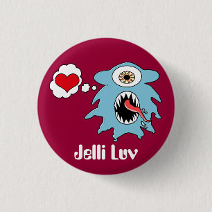Macaron Rond 2,50 Cm Bouton de Jelli Luv
