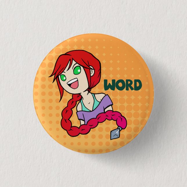 Macaron Rond 2,50 Cm Bouton de Jez (Devant)