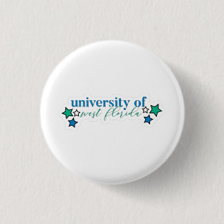 Macaron Rond 2,50 Cm Bouton de journée de match de l'Université de West