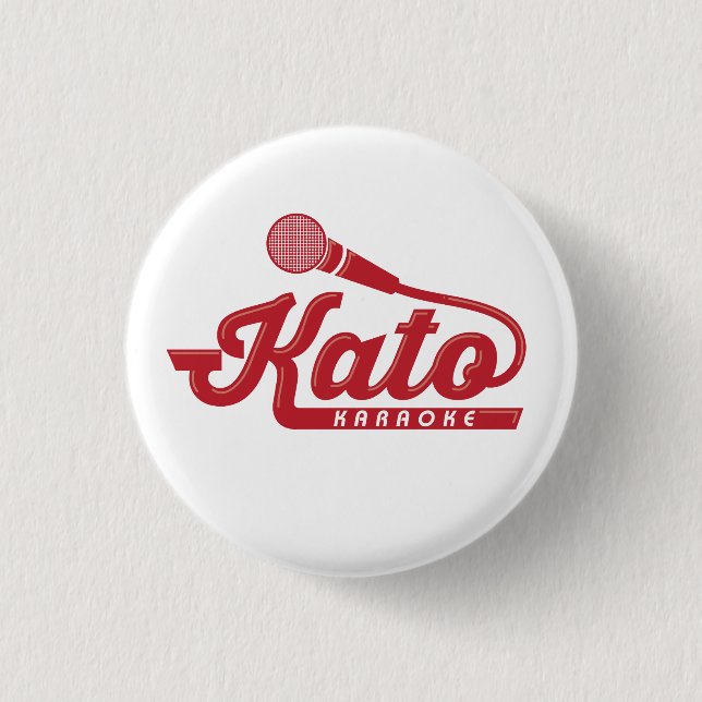Macaron Rond 2,50 Cm Bouton de karaoke de Kato (Devant)