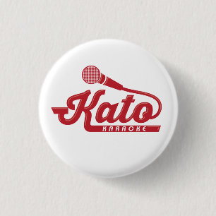 Macaron Rond 2,50 Cm Bouton de karaoke de Kato