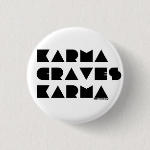 Macaron Rond 2,50 Cm Bouton de karma