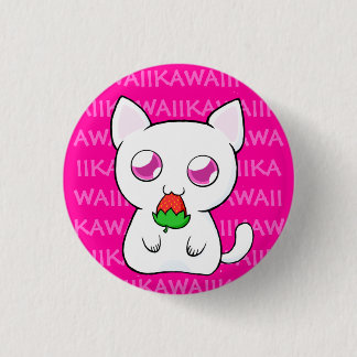 Macaron Rond 2,50 Cm Bouton de Kawaii Koneko