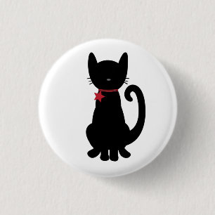 Macaron Rond 2,50 Cm Bouton de Kitty