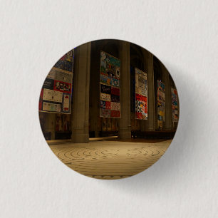 Macaron Rond 2,50 Cm Bouton de la cathédrale #6-1 Pinback de grâce de