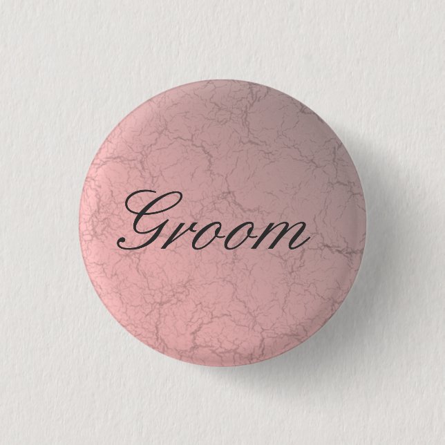Macaron Rond 2,50 Cm Bouton de la chambre de granulation rose (Devant)