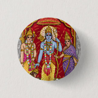 Macaron Rond 2,50 Cm Bouton de la Cour Royale de Lord Rama