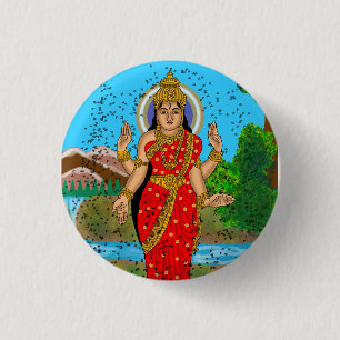 Macaron Rond 2,50 Cm Bouton de la déesse Bhramari 