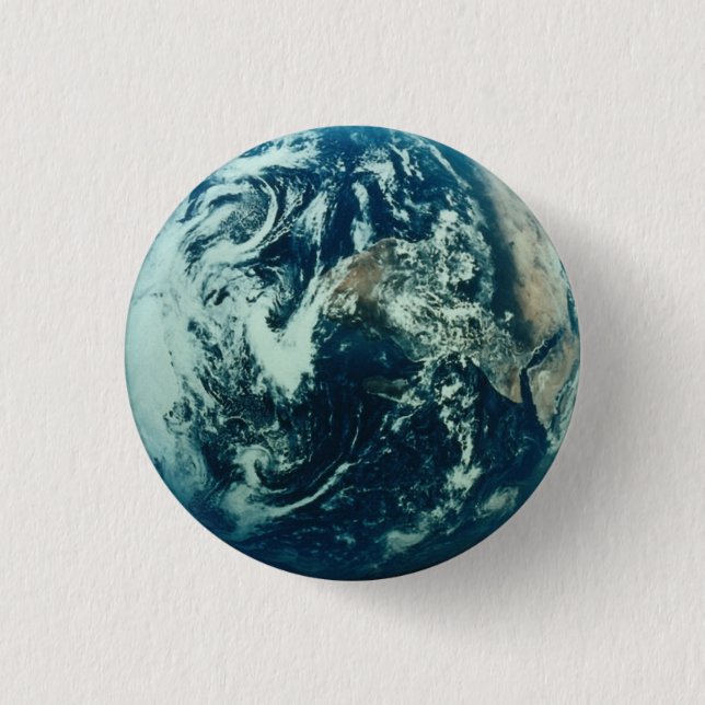 Macaron Rond 2,50 Cm Bouton de la terre (Devant)