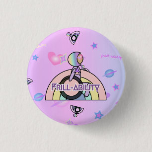Macaron Rond 2,50 Cm Bouton de la Vrille-Capacité OG de Cosmia X petit