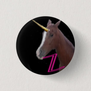 Macaron Rond 2,50 Cm bouton de licorne