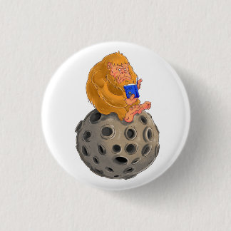 Macaron Rond 2,50 Cm bouton de logo Bigfoot SMP LLC