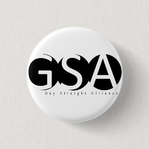 Macaron Rond 2,50 Cm Bouton de logo d'APSU GSA