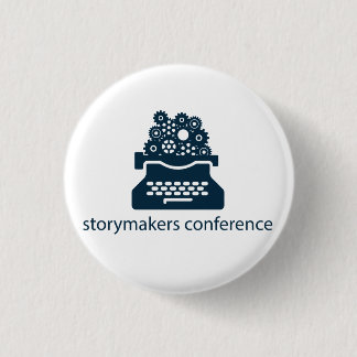 Macaron Rond 2,50 Cm Bouton de logo de conférence de Storymakers