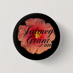 Macaron Rond 2,50 Cm Bouton de logo de "JaimeyGrant.com"
