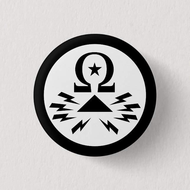 Macaron Rond 2,50 Cm Bouton de logo de Telecomix (Devant)