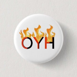 Macaron Rond 2,50 Cm Bouton de logo d'OYH