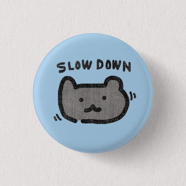 Macaron Rond 2,50 Cm Bouton de l'ours (Devant)