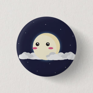 Macaron Rond 2,50 Cm Bouton de lune