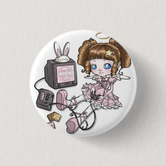 Macaron Rond 2,50 Cm Bouton de mascotte