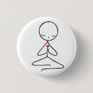 Macaron Rond 2,50 Cm Bouton de Meditator (petit)