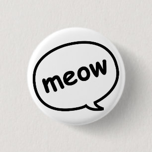 Macaron Rond 2,50 Cm Bouton de Meow