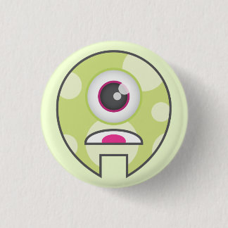 Macaron Rond 2,50 Cm Bouton de monstre : Cyclopes