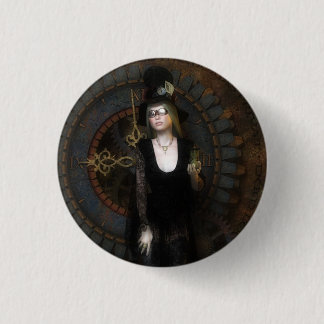 Macaron Rond 2,50 Cm Bouton de montre de Steampunk