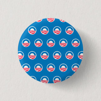 Macaron Rond 2,50 Cm Bouton de motif d'Obama