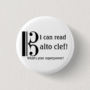 Macaron Rond 2,50 Cm Bouton de musique