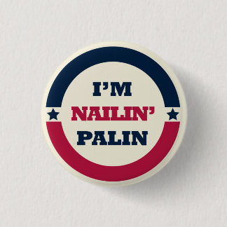 Macaron Rond 2,50 Cm Bouton de Nailin Sarah Palin