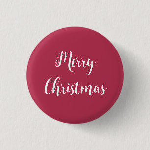 Macaron Rond 2,50 Cm Bouton de Noël rose doux