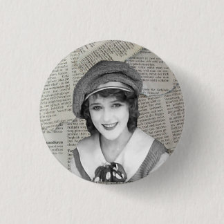 Macaron Rond 2,50 Cm Bouton de nymphette de Mary Pickford