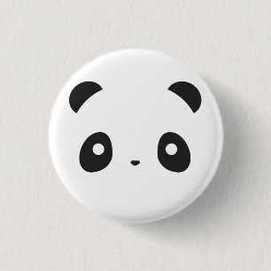 Macaron Rond 2,50 Cm Bouton de panda