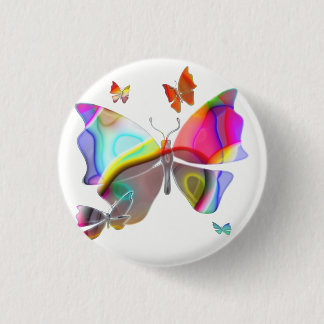Macaron Rond 2,50 Cm Bouton de papillon