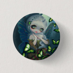 Macaron Rond 2,50 Cm Bouton "de papillons d'absinthe"