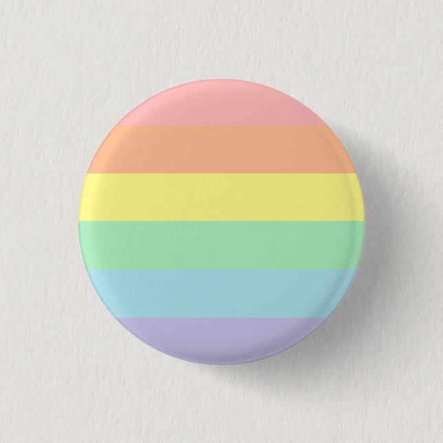 Macaron Rond 2,50 Cm Bouton de pastel de fierté de LGBT (Devant)