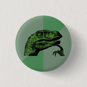 Macaron Rond 2,50 Cm Bouton de Philosoraptor